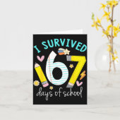 I Survived 67 Days Of School Funny Six Seven 6 7 M Kaart (Gele Bloem)