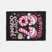 I Survived 67 Days Of School Funny Student Winter Fleece Deken (Voorkant (Horizontaal))