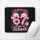 I Survived 67 Days Of School Funny Student Winter  Muismat (Met muis)