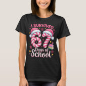 I Survived 67 Days Of School Funny Student Winter T-shirt (Voorkant)
