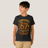 I Survived 67 Days Of School _ Funny Teacher &amp; T-shirt (Voorkant volledig)