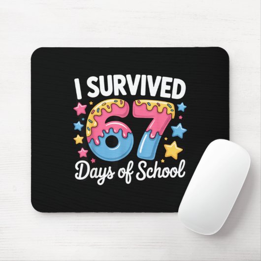 I Survived 67 Days Of School Funny Teacher Back To Muismat (Met muis)