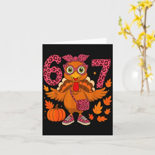 I Survived 67 Days Of School - Funny Teachers Stud Kaart (Gele Bloem)