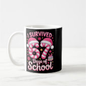 I Survived 67 Days Of School - Funny Teachers Stud Koffiemok (Links)