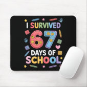 I Survived 67 Days Of School - Funny Teachers Stud Muismat (Met muis)