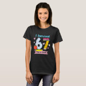 I Survived 67 Days Of School, Funny Teachers Stude T-shirt (Voorkant volledig)