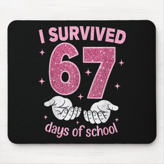 I Survived 67 Days Of School Gen Alpha Slang 6 7 H Muismat (Voorkant)