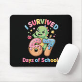 I Survived 67 Days Of School Ice Cream Drip Dino R Muismat (Met muis)