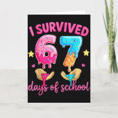 I Survived 67 Days Of School Ice Cream Six Seven M Kaart (Voorkant)