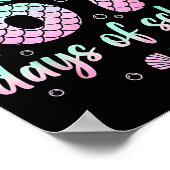 I Survived 67 Days Of School Mermaid Coquette Bow Poster (Hoek)