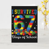 I Survived 67 Days Of School Number 67 Six Seven M Kaart (Gele Bloem)