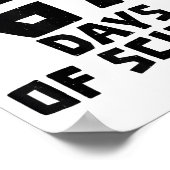 I Survived 67 Days Of School - Quote Student Life  Poster (Hoek)