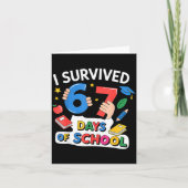 I Survived 67 Days Of School Six Seven 6 7  Kaart (Voorkant)