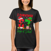 I Survived 67 Days Of School Six Seven Christmas S T-shirt (Voorkant)