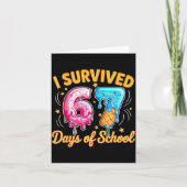I Survived 67 Days Of School Six Seven Ice Cream T Kaart (Voorkant)