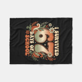 I Survived 67 Days Of School Six Seven Meme Boho F Fleece Deken (Voorkant (Horizontaal))