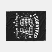 I Survived 67 Days Of School Six Seven Meme Studen Fleece Deken (Voorkant (Horizontaal))