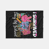 I Survived 67 Days Of School Six Seven Meme Teache Fleece Deken (Voorkant (Horizontaal))