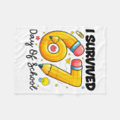 I Survived 67 Days Of School Six Seven Meme Teache Fleece Deken (Voorkant (Horizontaal))