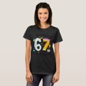 I Survived 67 Days Of School Six Seven Meme Teache T-shirt (Voorkant volledig)