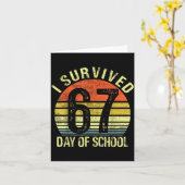 I Survived 67 Days Of School Six Seven Teachers St Kaart (Gele Bloem)