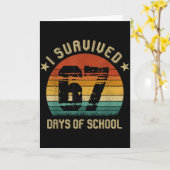I Survived 67 Days Of School Six Seven Teachers St Kaart (Gele Bloem)