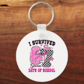 I Survived 67 Days Of School Six Seven Teachers St Sleutelhanger (Voorkant)