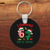 I Survived 67 Days Of School Student Christmas Hum Sleutelhanger (Voorkant)
