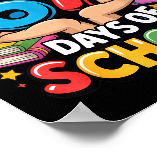 I Survived 67 Days Of School Student Fun Vibe End  Poster (Hoek)