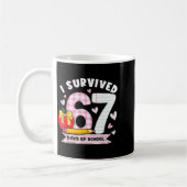 I Survived 67 Days Of School Student Humor Design  Koffiemok (Links)