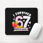 I Survived 67 Days Of School Student Humor Design  Muismat (Met muis)