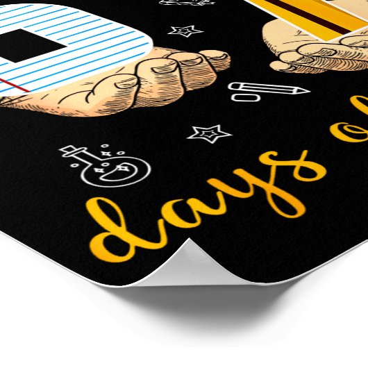 I Survived 67 Days Of School Students Teachers 100 Poster (Hoek)