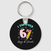 I Survived 67 Days Of School Students Teachers 100 Sleutelhanger (Voorkant)