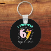 I Survived 67 Days Of School Students Teachers 100 Sleutelhanger (Voorkant)
