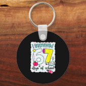 I Survived 67 Days Of School Teacher Student Six S Sleutelhanger (Voorkant)