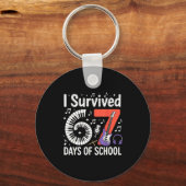 I Survived 67 Days Of School - Teachers Students M Sleutelhanger (Voorkant)