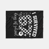 I Survived 67 Days Of School Teachers Students Six Fleece Deken (Voorkant (Horizontaal))