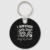 I Survived 67 Days Of School Teachers Students Six Sleutelhanger (Voorkant)