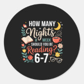I Survived 67 Days Of School Tee  Ronde Sticker (Voorkant)