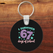 I Survived 67 Days Of School Varwave 6-7 Sleutelhanger (Voorkant)