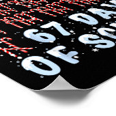 I Survived 67 Days Of School Xmas Candy Cane Tally Poster (Hoek)