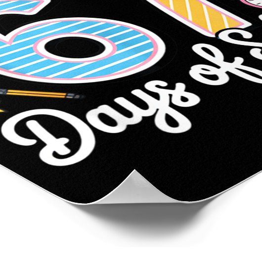 I Survived 67 Days School Funny Six Seven Meme Tea Poster (Hoek)