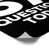 I Survived 67 Questions Today Funny Teacher Six Se Poster (Hoek)