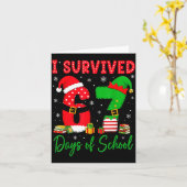 I Survived 67 Six Seven Days Of School Teacher Chr Kaart (Gele Bloem)