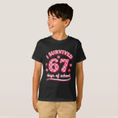 I Survived 67 Six Seven Days Of School Teachers St T-shirt (Voorkant volledig)