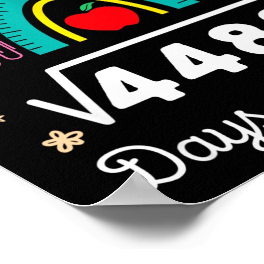 I Survived 67 Square Root Days Of School Funny Mem Poster (Hoek)