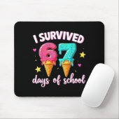 I Survived 67th Days School Drip Ice Cream Funny 6 Muismat (Met muis)