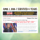 I Survived 6 Years by RoseWrites Raamsticker (Vel 3)