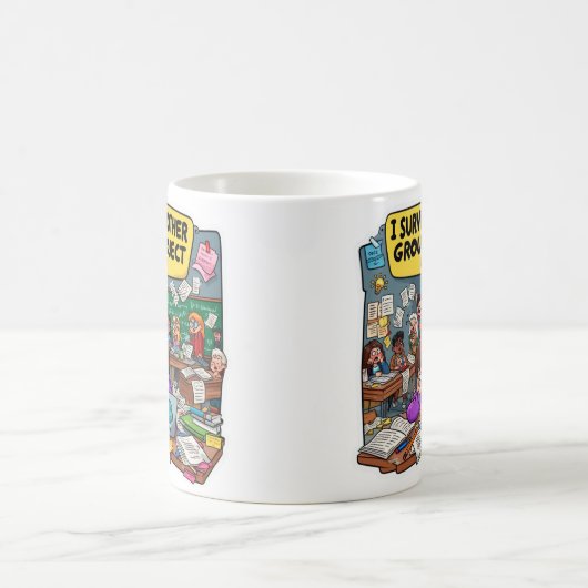 I Survived Another Group Project Barely Funny  Koffiemok (Center)