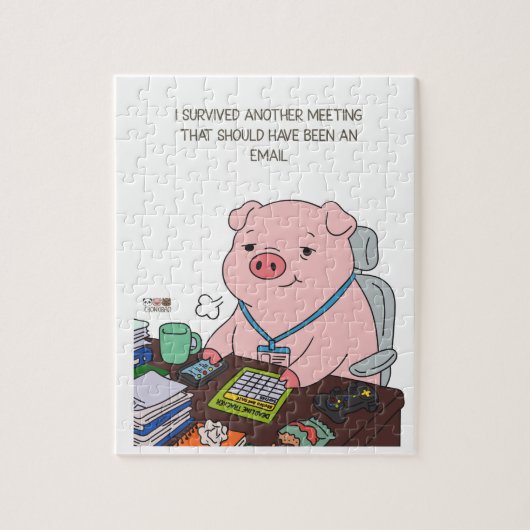 I Survived Another Meeting Legpuzzel (Verticaal)